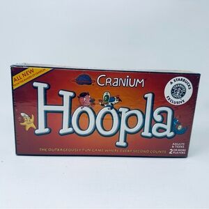 Cranium Hoopla Card Board Game Night 2002 Starbucks Exclusive Factory Sealed
